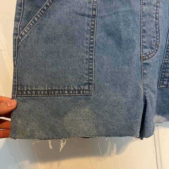 Lefties Denim Shortall Overalls Small - Picture 4 of 6